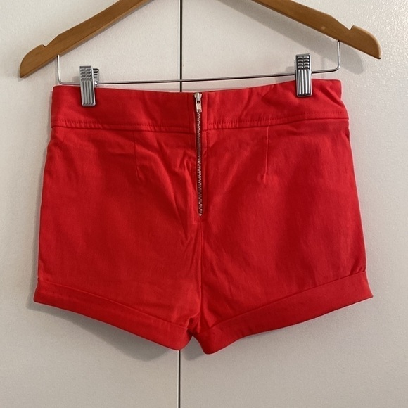 Foreign Exchange | Shorts | Zip up | Color: Blood Orange |Size: S - Picture 2 of 14
